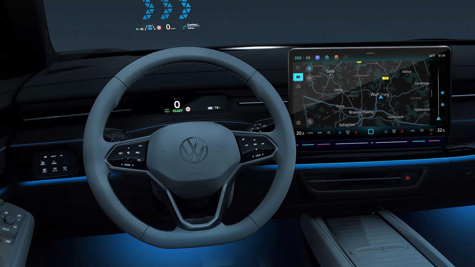 Πρεμιέρα για το VW ID.7 με 700 χλμ. αυτονομία και hi-tech καμπίνα 